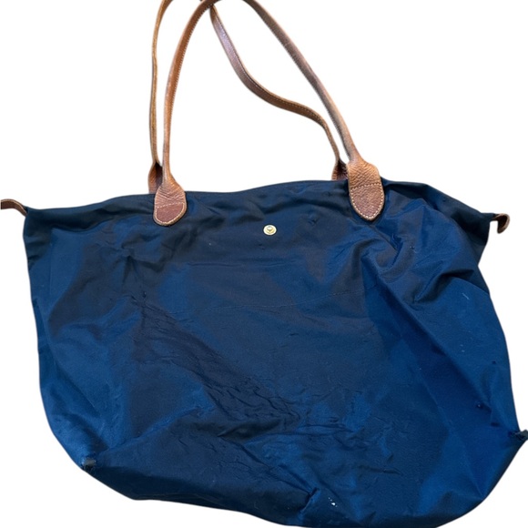 Navy Blue used Le Pilage Longchamp Tote - Picture 2 of 6